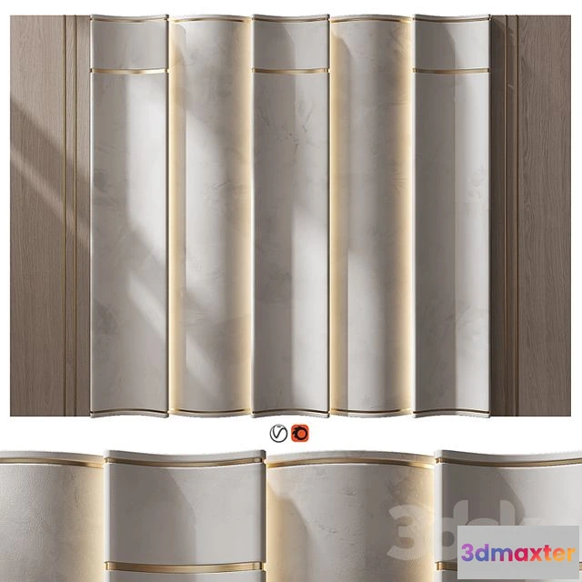 1554189 - Headboard Wall Panel Decor 06 3D Max