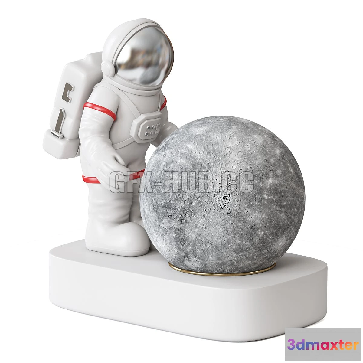1554771 - Astronaut lamp 3D Max