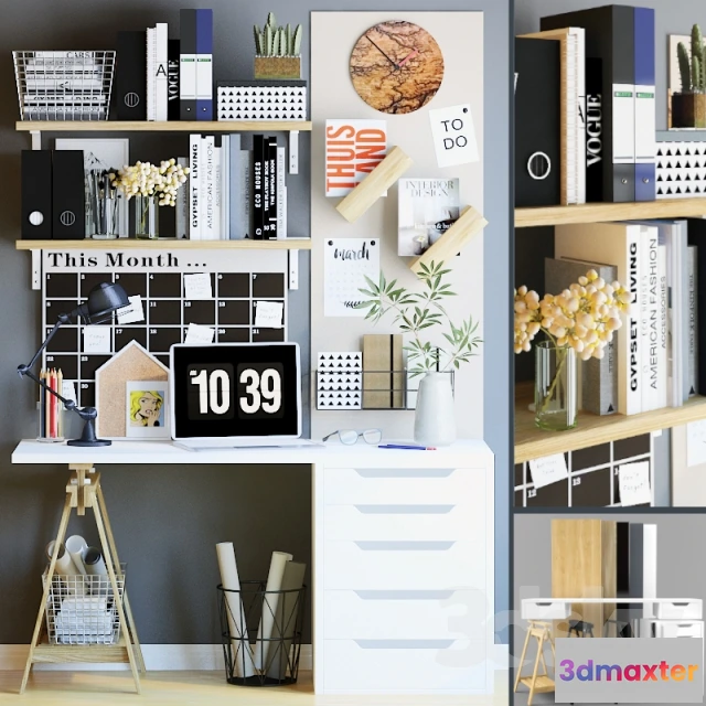 1556981 - Decorative set Wallpaper 3 3D Max