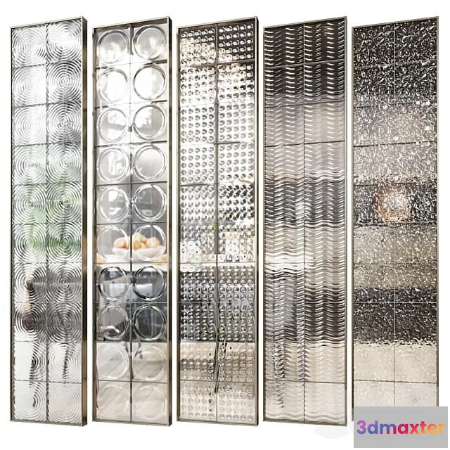 1557277 - Glass block partition 5 3D Max