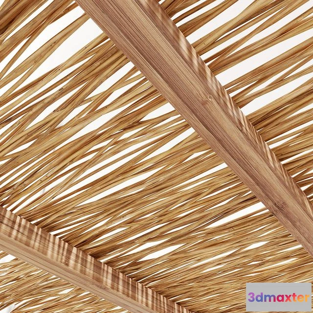 1558083 - Ceiling wood thin branch beam n1 3D Max