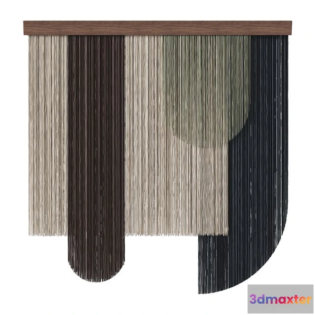 1559559 - Large Macrame Wall Hanging Boho Wall Decor 3D Max