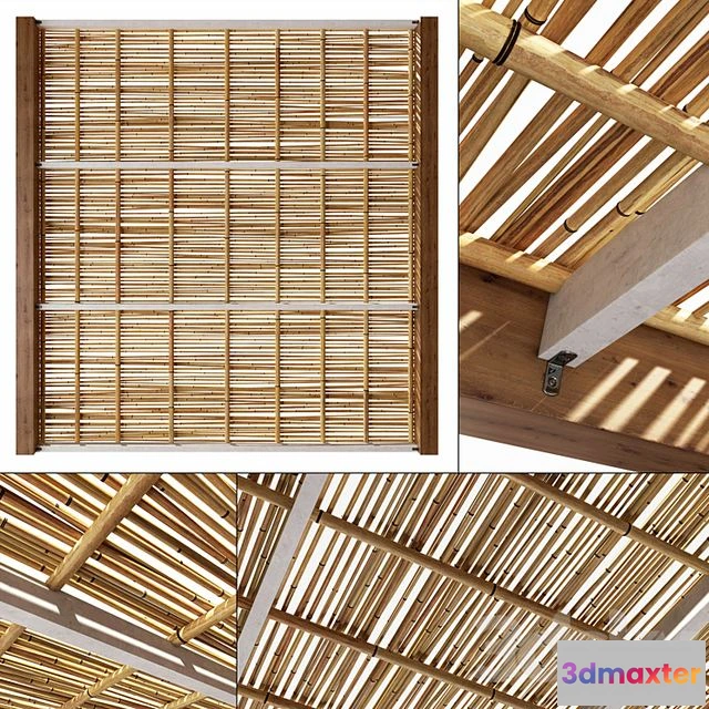 1561573 - Bamboo branch decor Ceiling n21 3D Max
