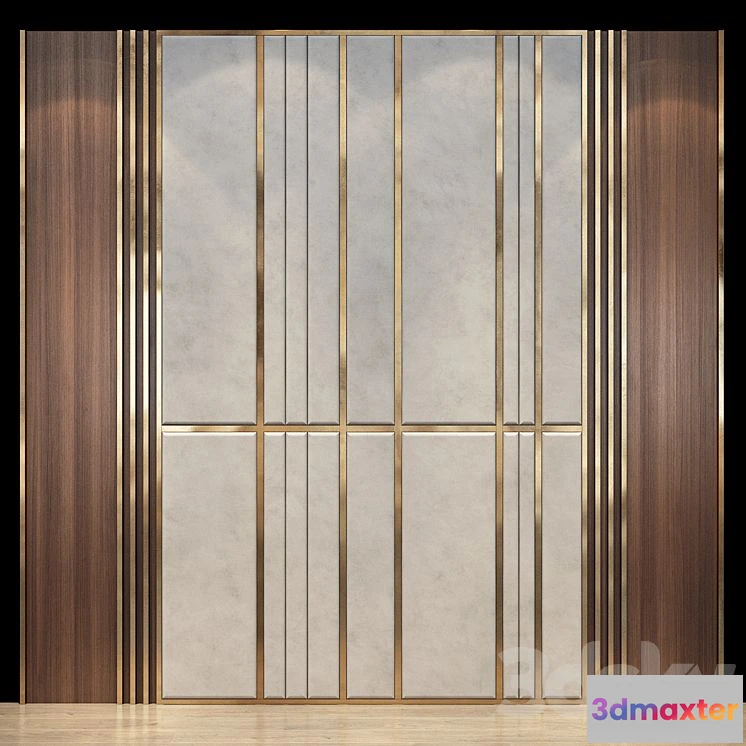 1561774 - Wall Panel set 42 3D Max