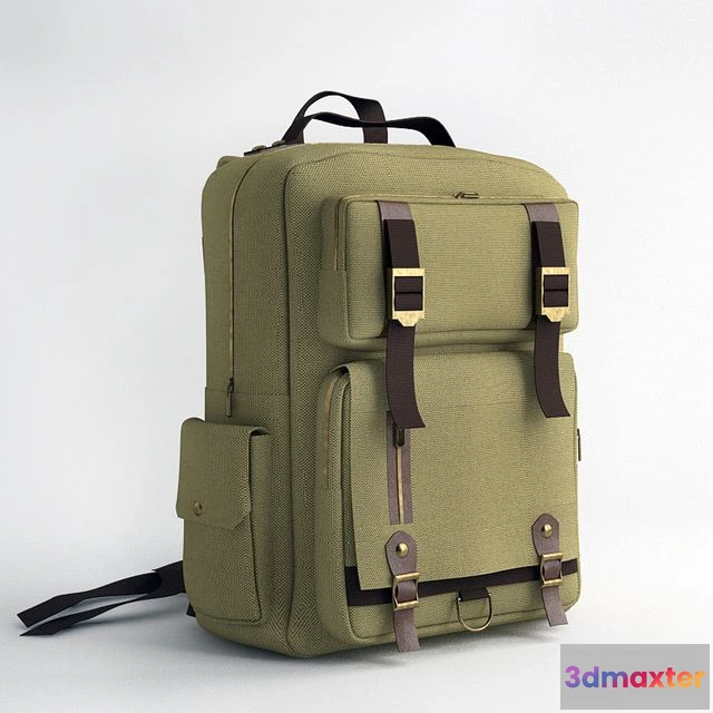 1562558 - Backpack BLUBOON Rucksack Vintage Backpacks 3D Max