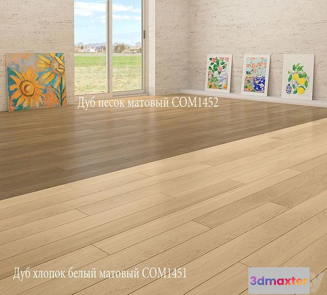 1564191 - Parquet Quick-Step Compact COM1450-COM1451-COM1452-COM1453 3D Max