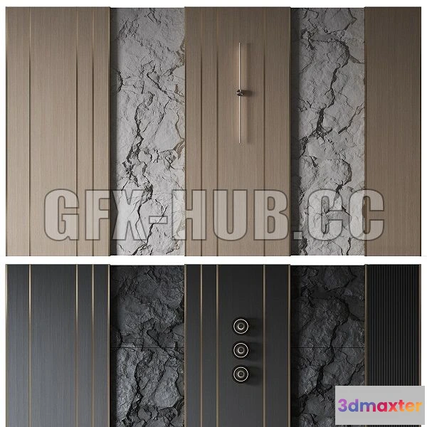 1564472 - Wall Panel N10 3D Max