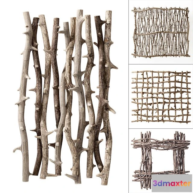 1564966 - Tree branches for decor Branch tree Willow decor 3D Max