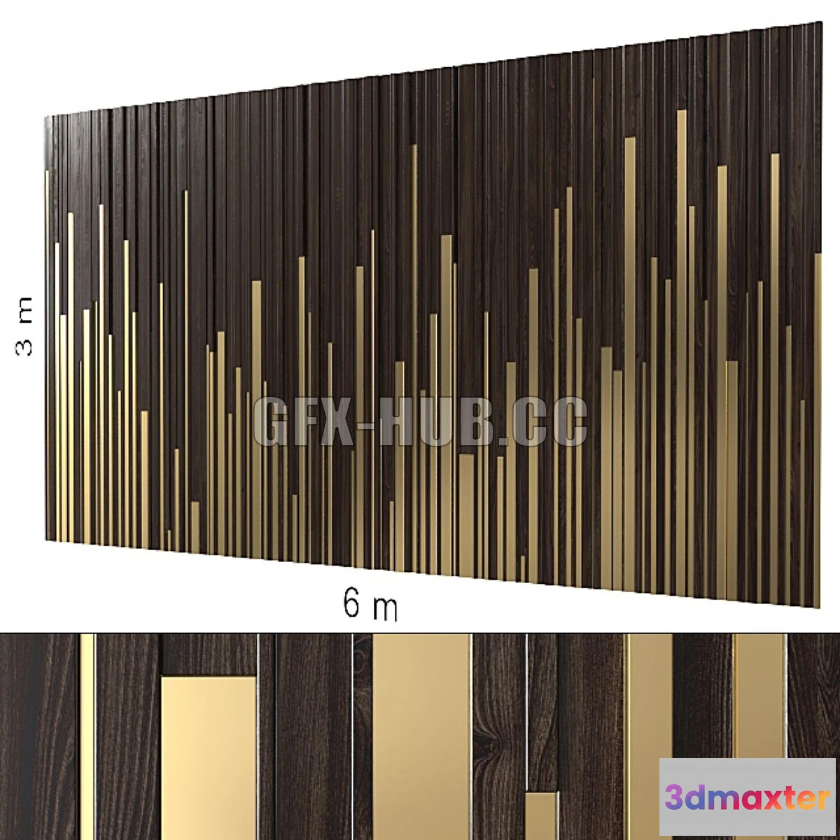 1565702 - Decorative wall 101 3D Max