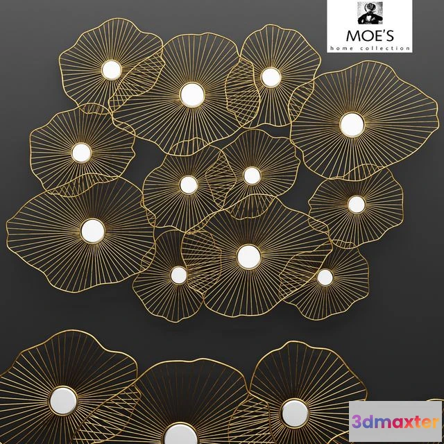 1567518 - Lily Pad Wall Decor 3D Max