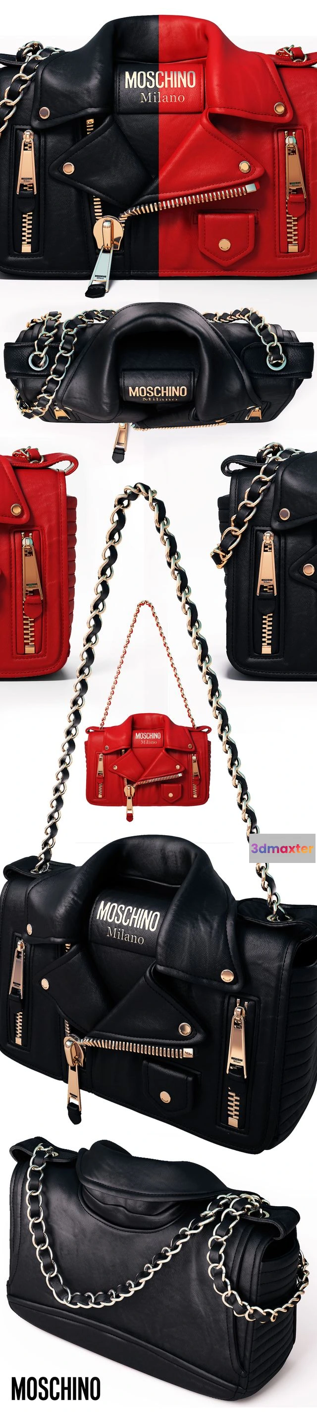 1567538 - MOSCHINO bag 3D Max