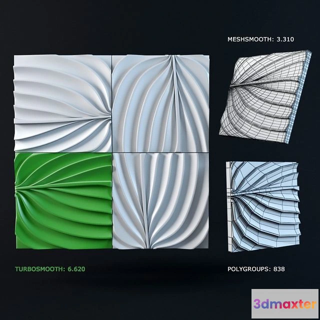 1569592 - 3d panel 08 3D Max