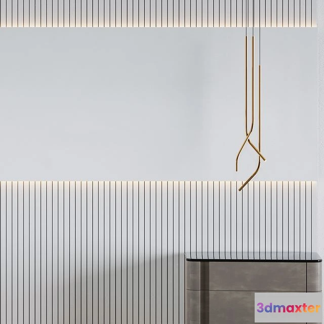 1569714 - Wall panel with bedside table LIBRA by Sara Ferrari 3D Max