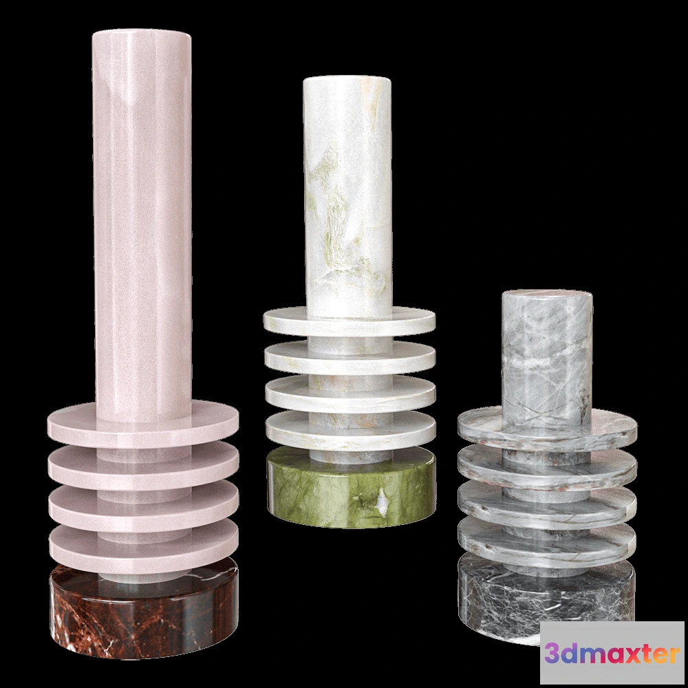 1601118 - 2K1M - Сandle holder Conicita 3D Max