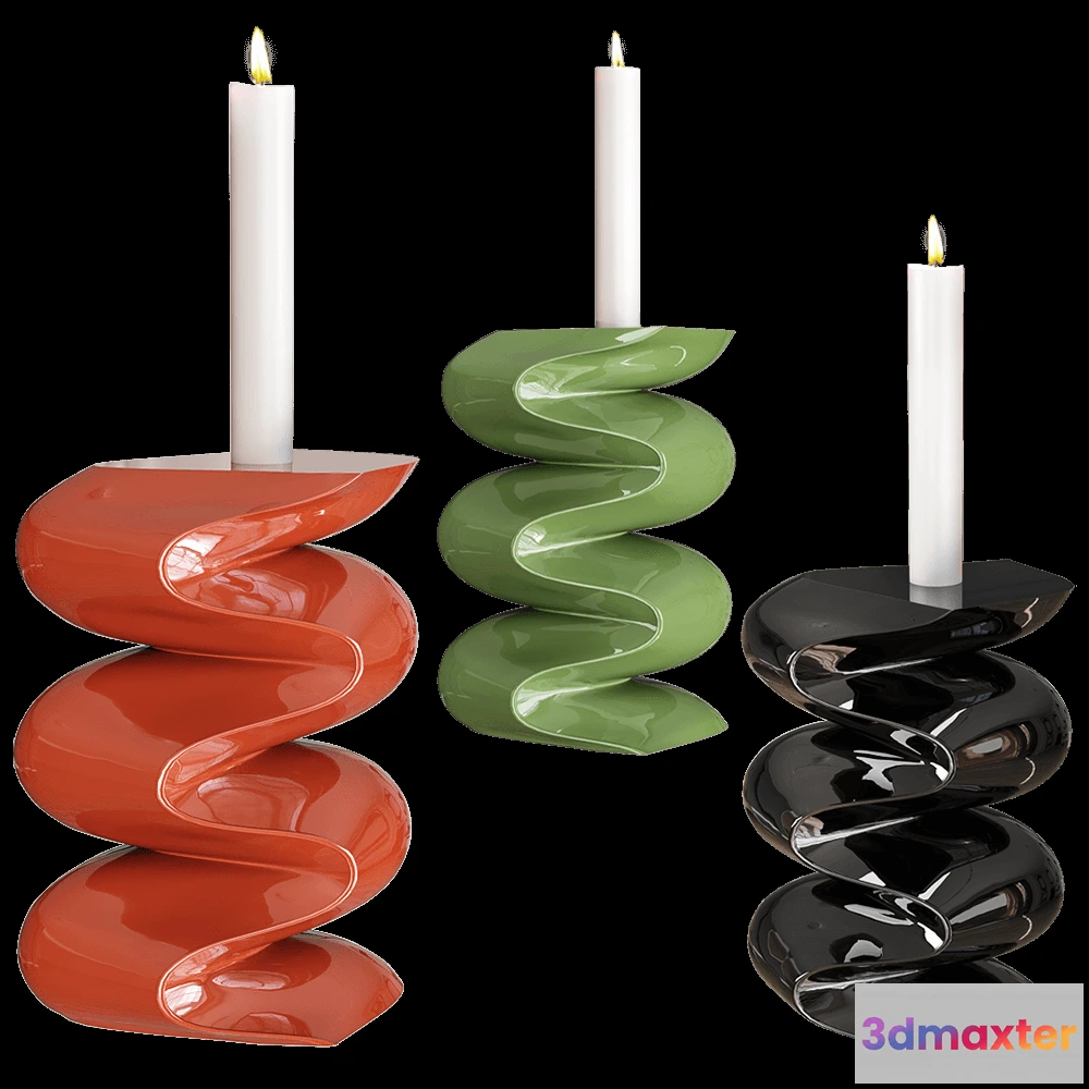 1601148 - COSIN Paris - Candlestick Ganache 3D Max