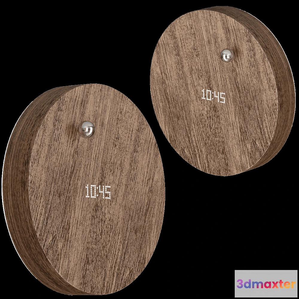 1601166 - Flyte  - Timepiece on wall Story Levitating 3D Max