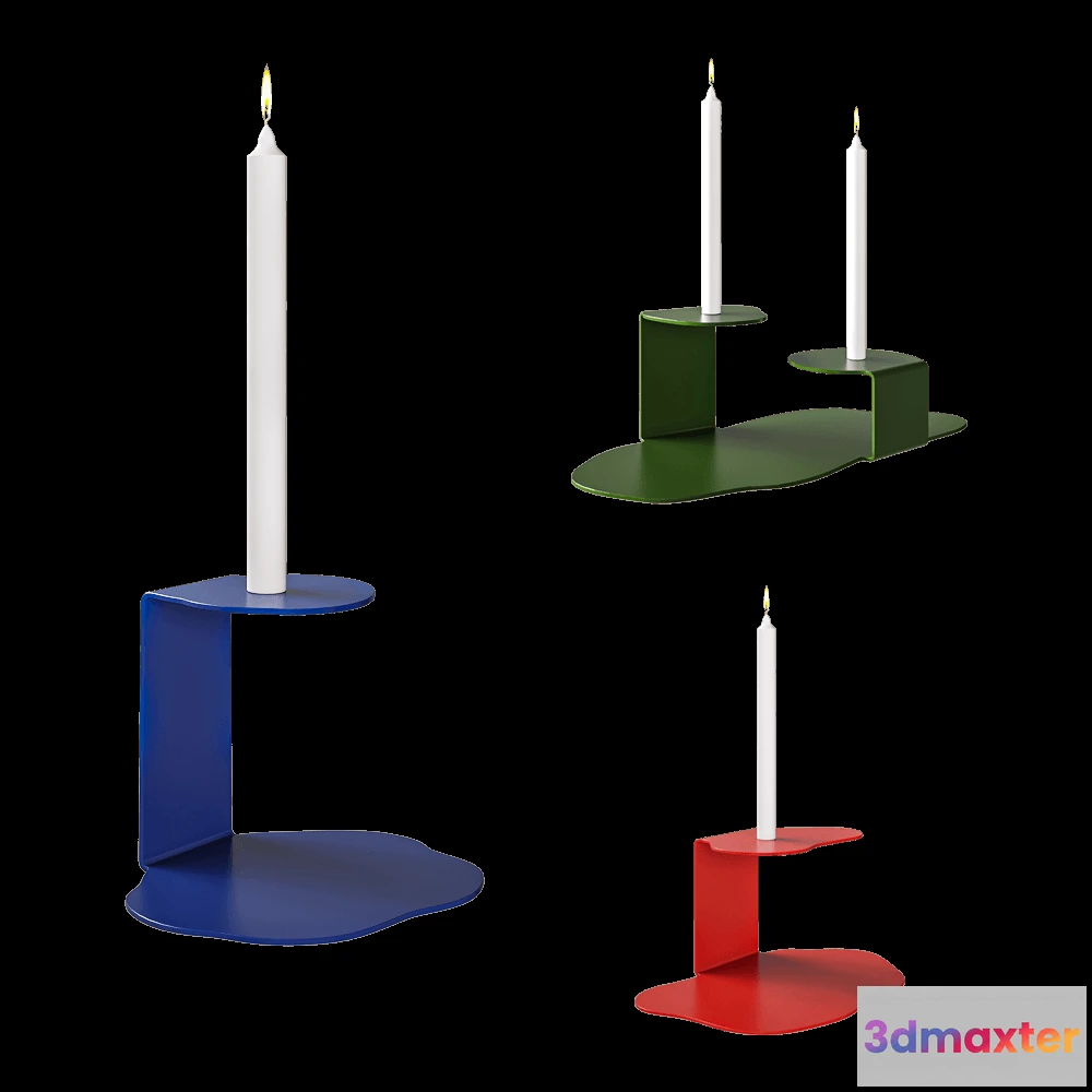 1601170 - Found - Candle holder DRIP 3D Max