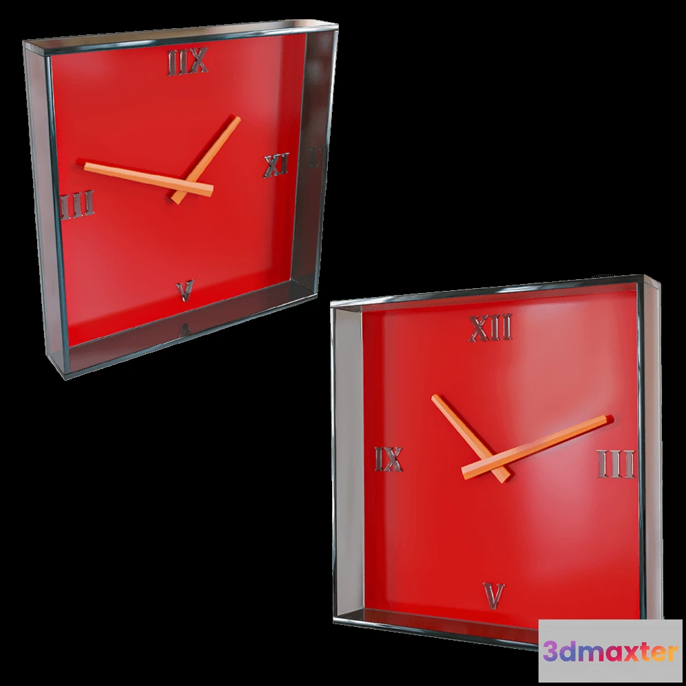 1601216 - Kartell - Clock Tic Tac 3D Max