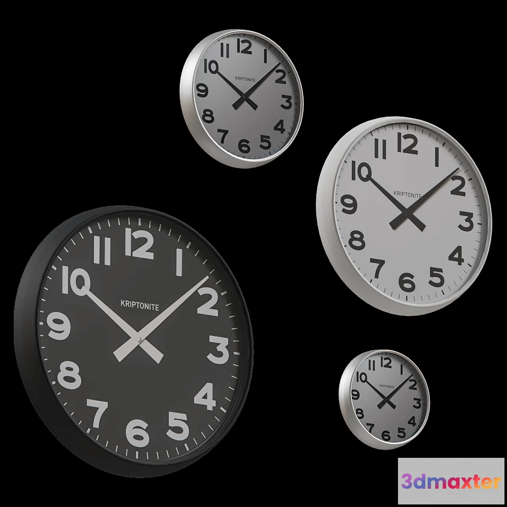 1601220 - Kriptonite - Wall clocks Kriptonite 3D Max