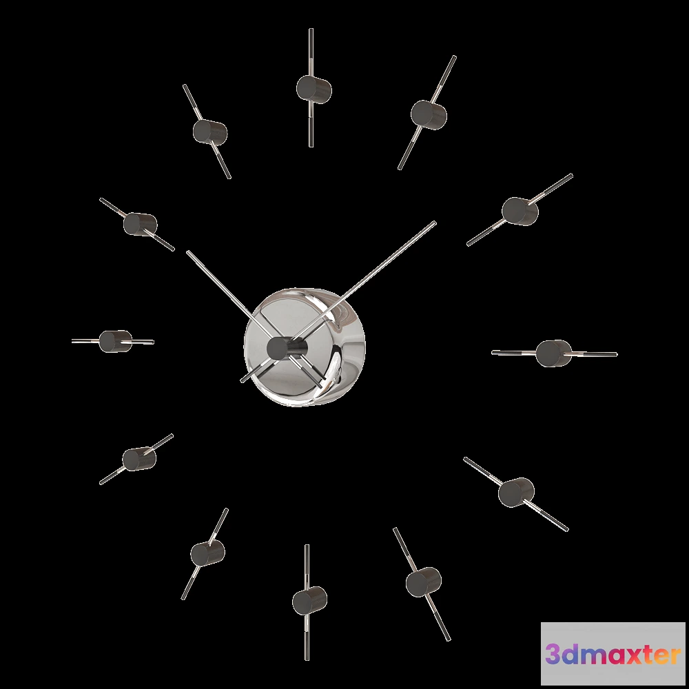 1601252 - NOMON - Clock Merlin 3D Max