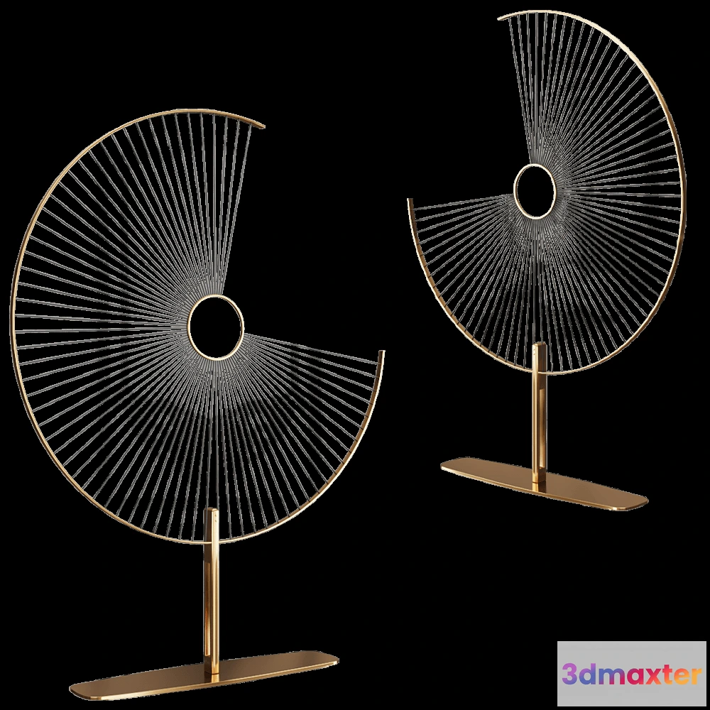 1601266 - Paolo Castelli - Decorative object Flare Screen 3D Max