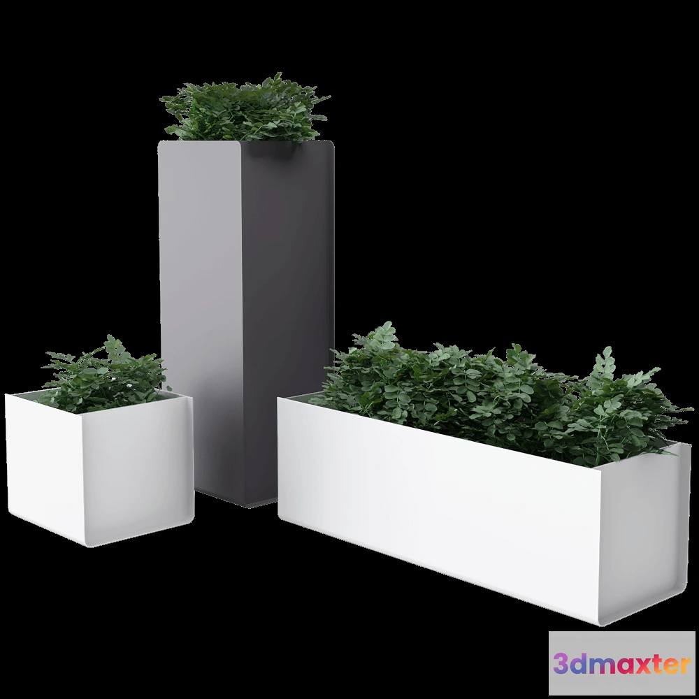 1601312 - Systemtronic - Plant pot Crepe 3D Max