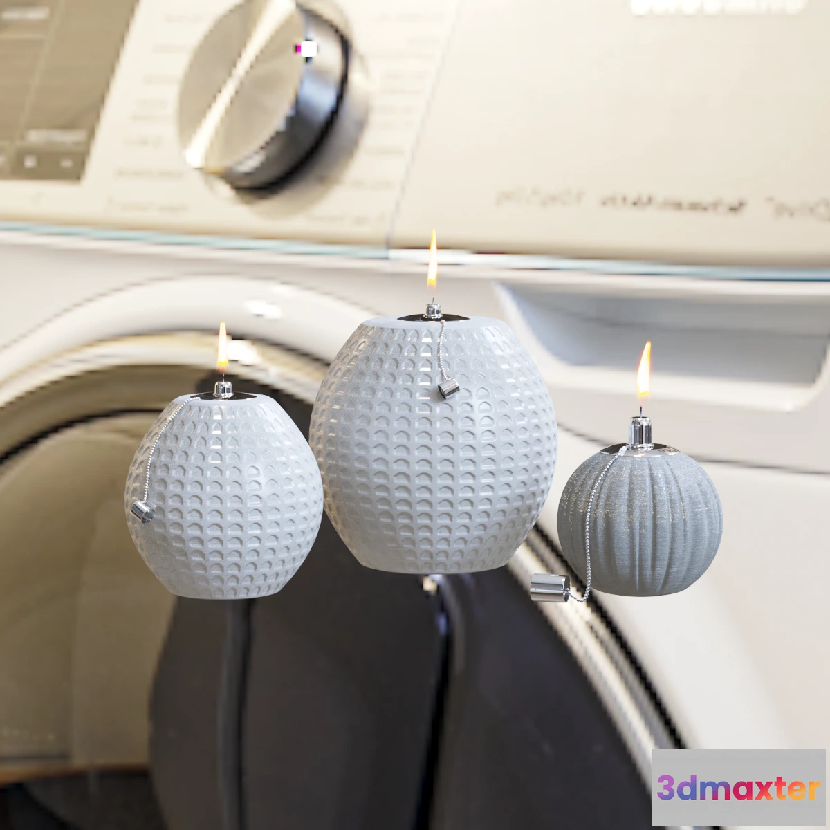 1601400 - decoration - Candles set 3D Max