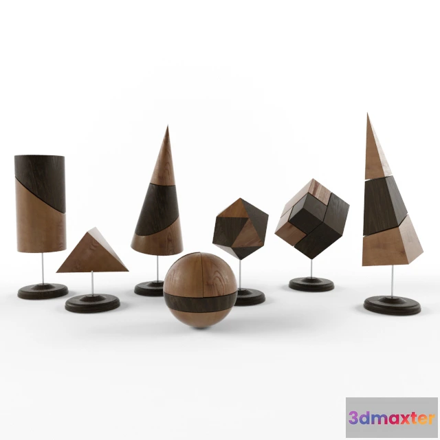 1601410 - decoration - Collection of decorative objects 9 3D Max