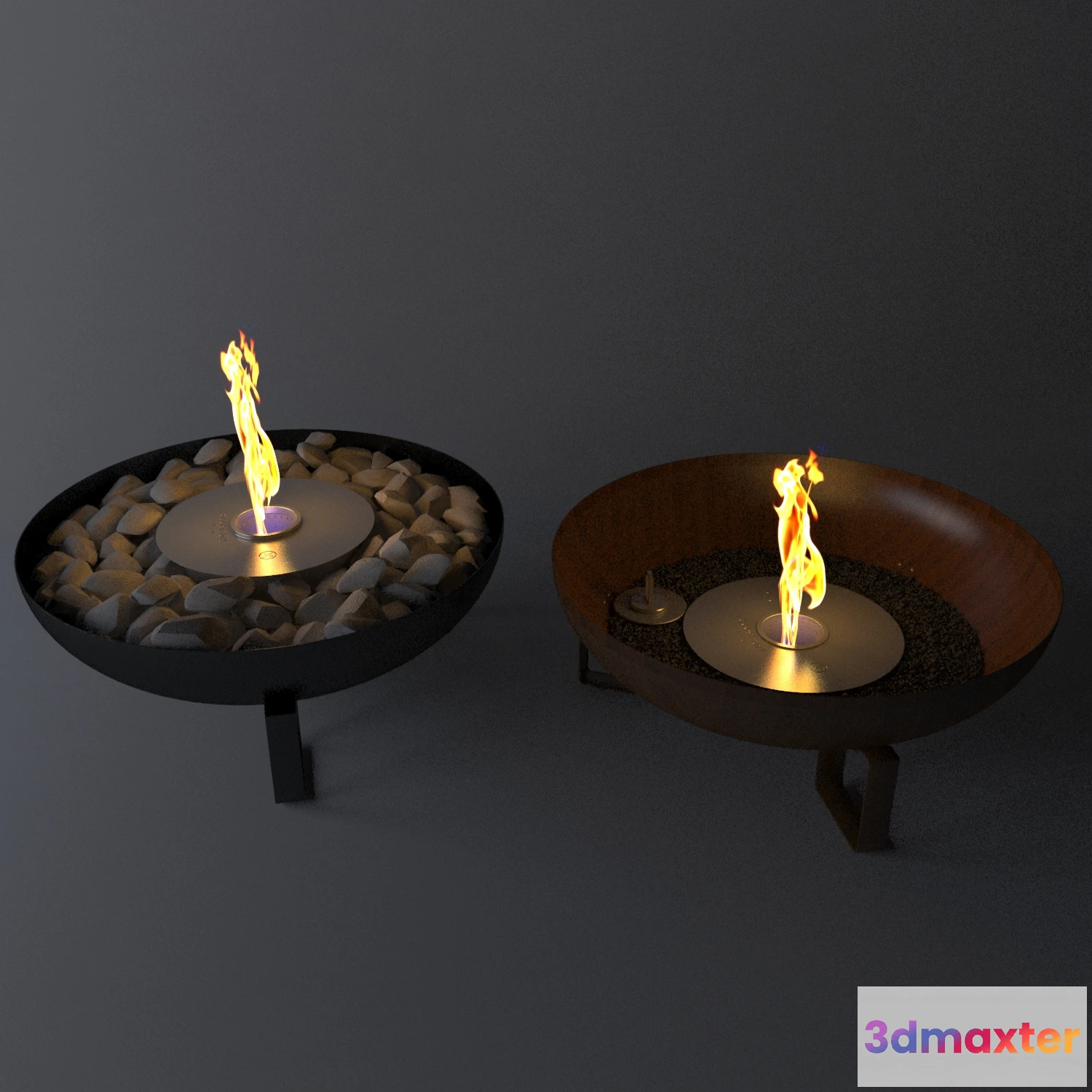 1601448 - decoration - Fire decorative object 1 3D Max