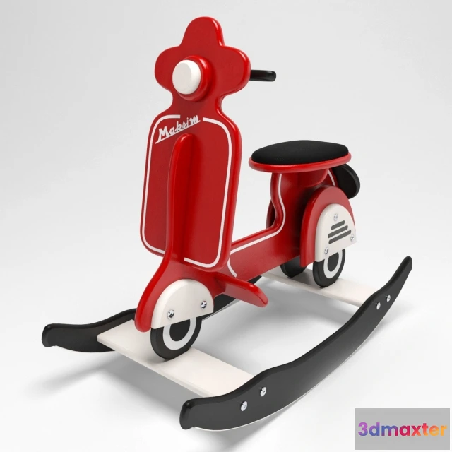1601472 - decoration - Scooter rocking 3D Max