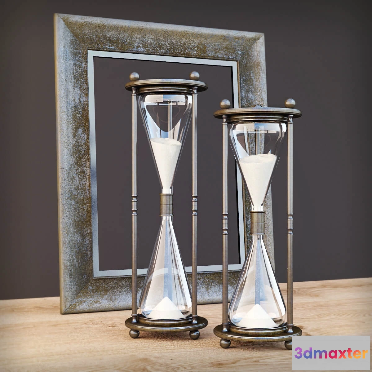 1601476 - decoration - Decor with clock 8 3D Max