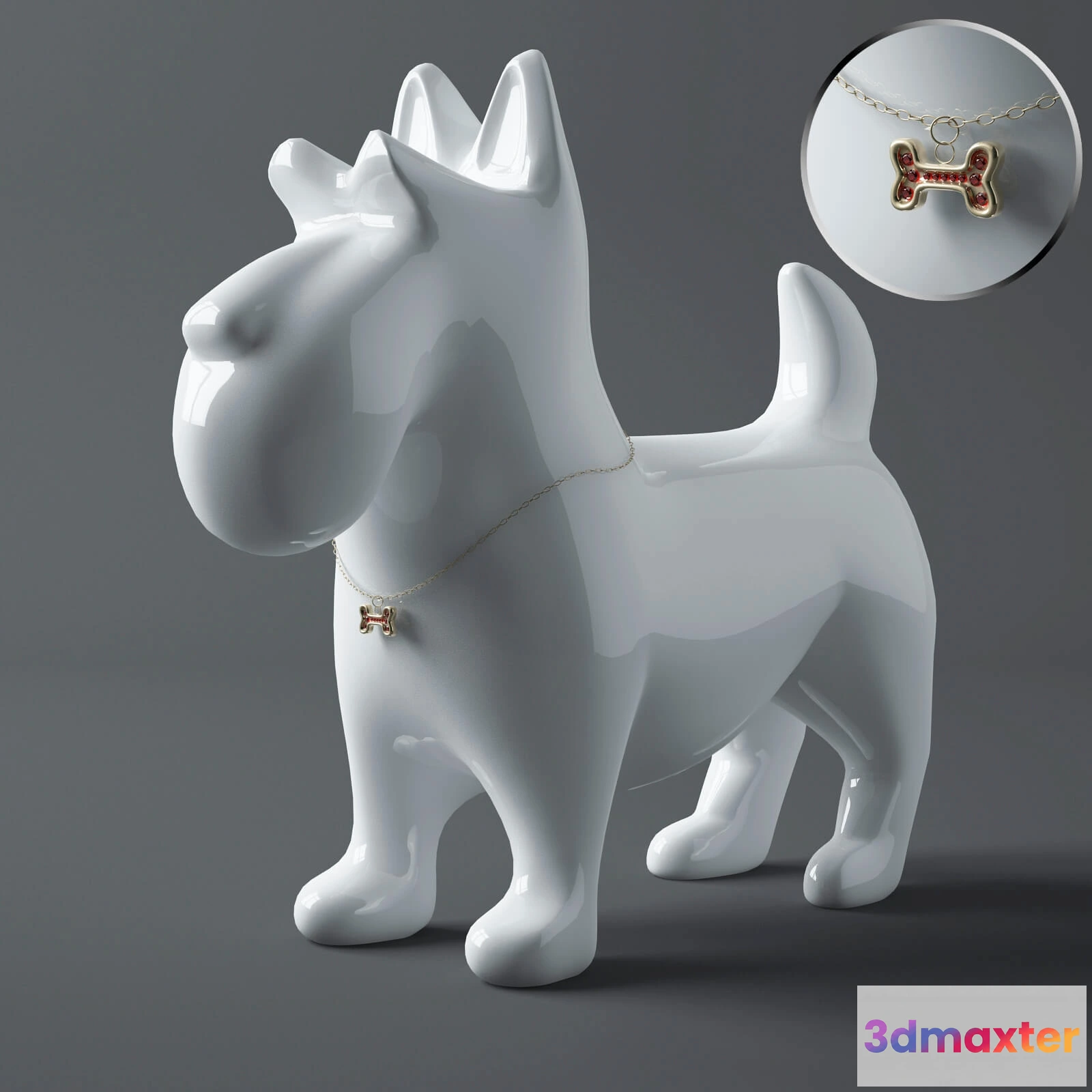 1601486 - decoration - Decor dog 57 3D Max