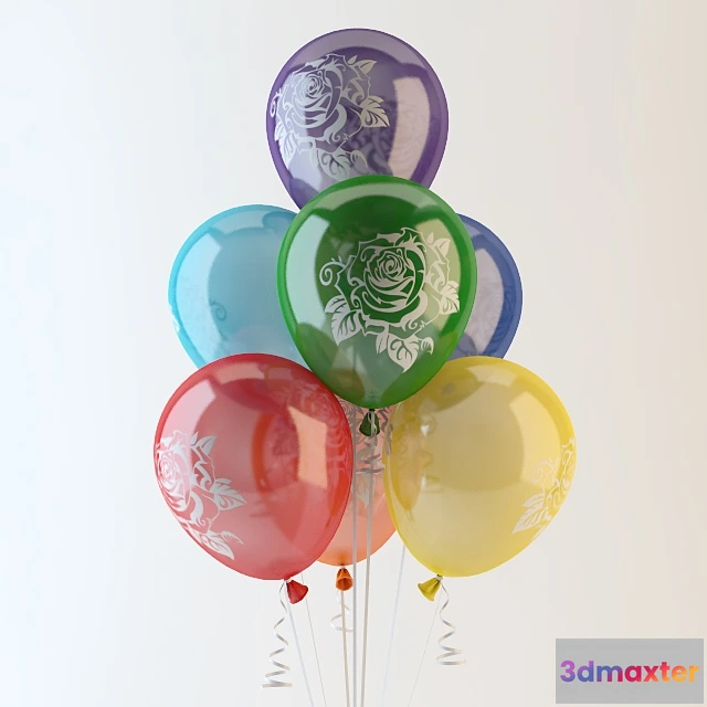 1601492 - decoration - Balloons 96 3D Max