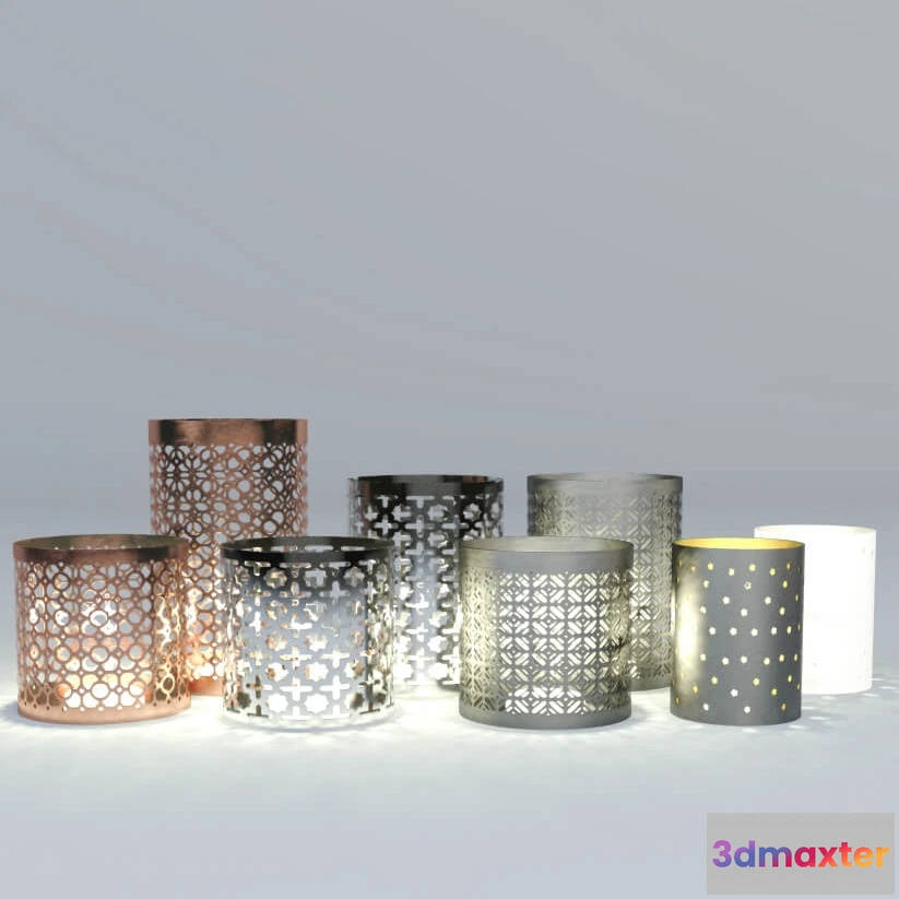 1601516 - decoration - Candle holder 4 3D Max