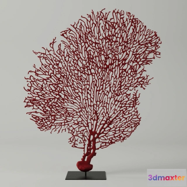 1601520 - decoration - Red Gorgonaria decoration 3D Max