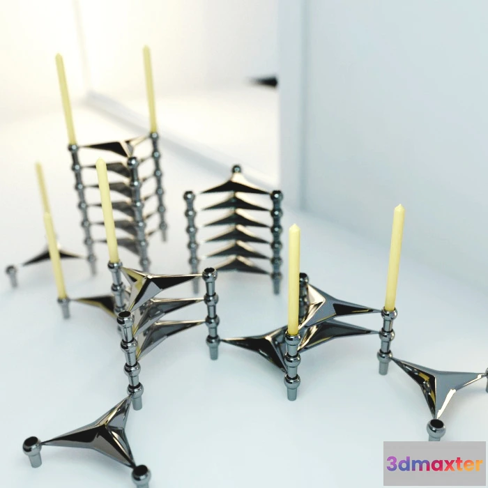 1601530 - decoration - Candlestick 3 3D Max