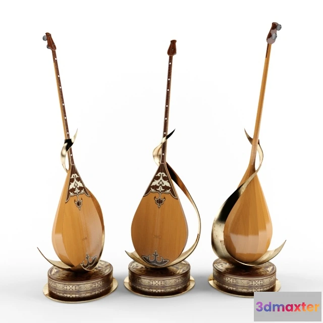 1601584 - decoration - Dombra 2 3D Max