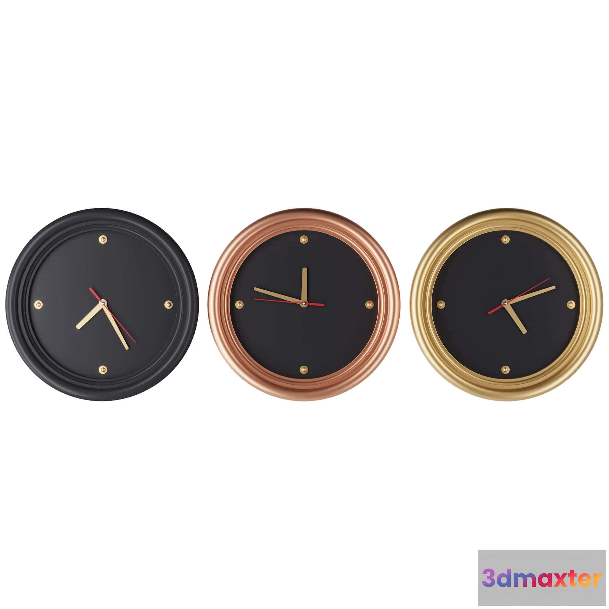 1601694 - decoration - Clock ART.5652 pikartlights 3D Max