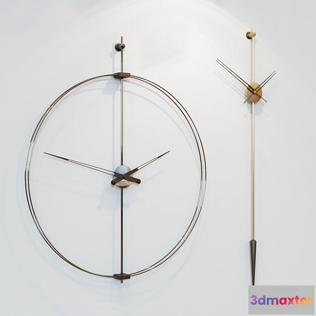 1601710 - decoration - Natuzzi clock 3D Max