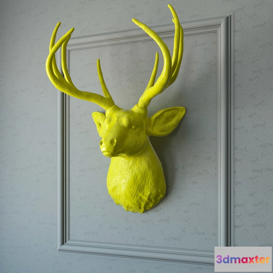 1601742 - decoration - Deer Head 3D Max