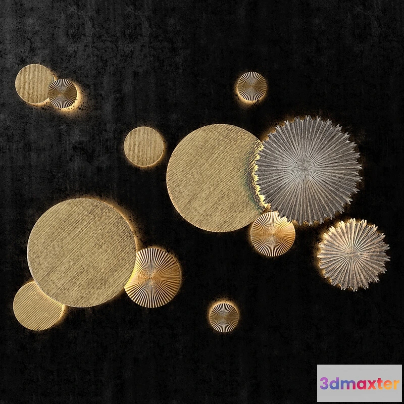 1601746 - decoration - Arteriors Decor Omega Octavia Apollo 3D Max