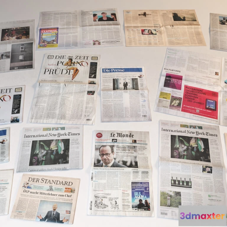 1601754 - decoration - Newspaper 3D Max