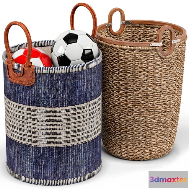 1601780 - decoration - Huntington seagrass baskets 3D Max