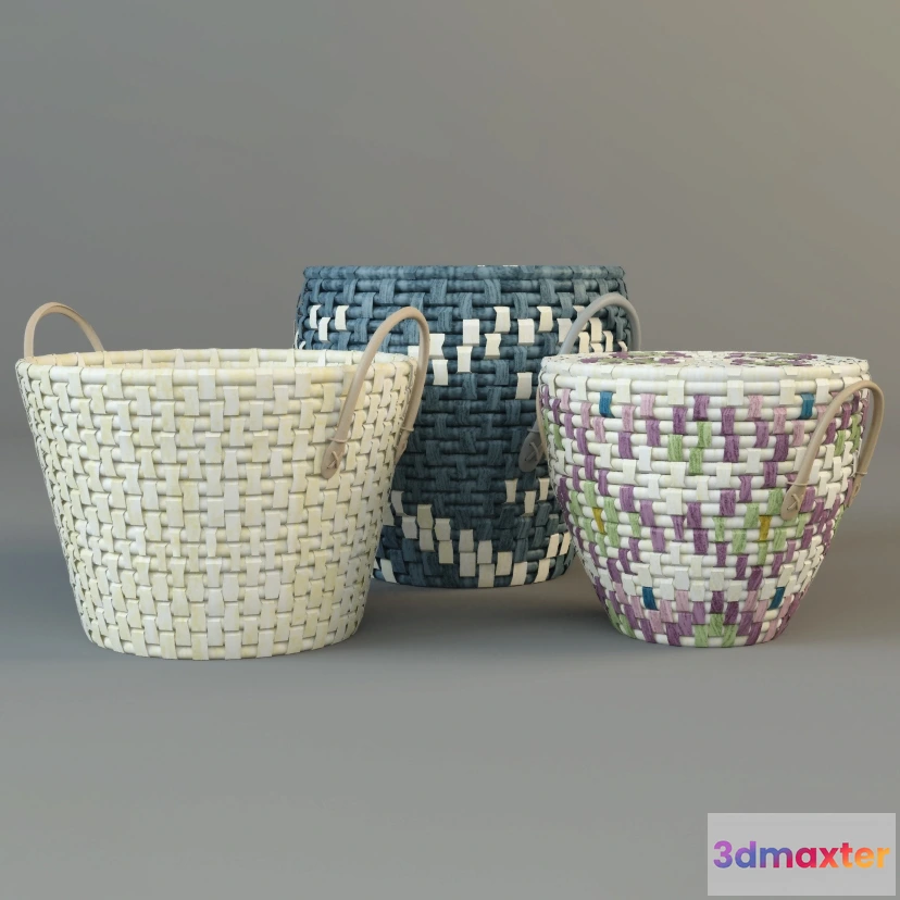 1601786 - decoration - Baskets  Zara Home 3D Max