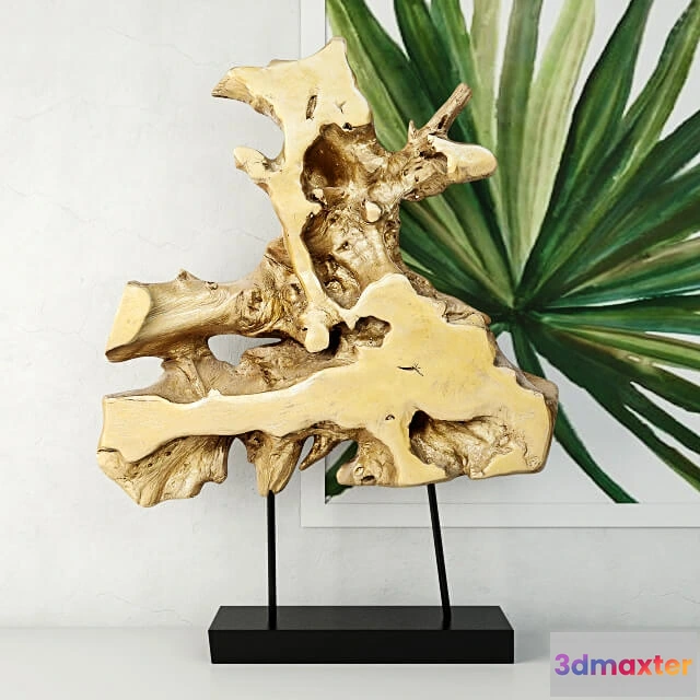1601802 - decoration - Root on Stand 3D Max
