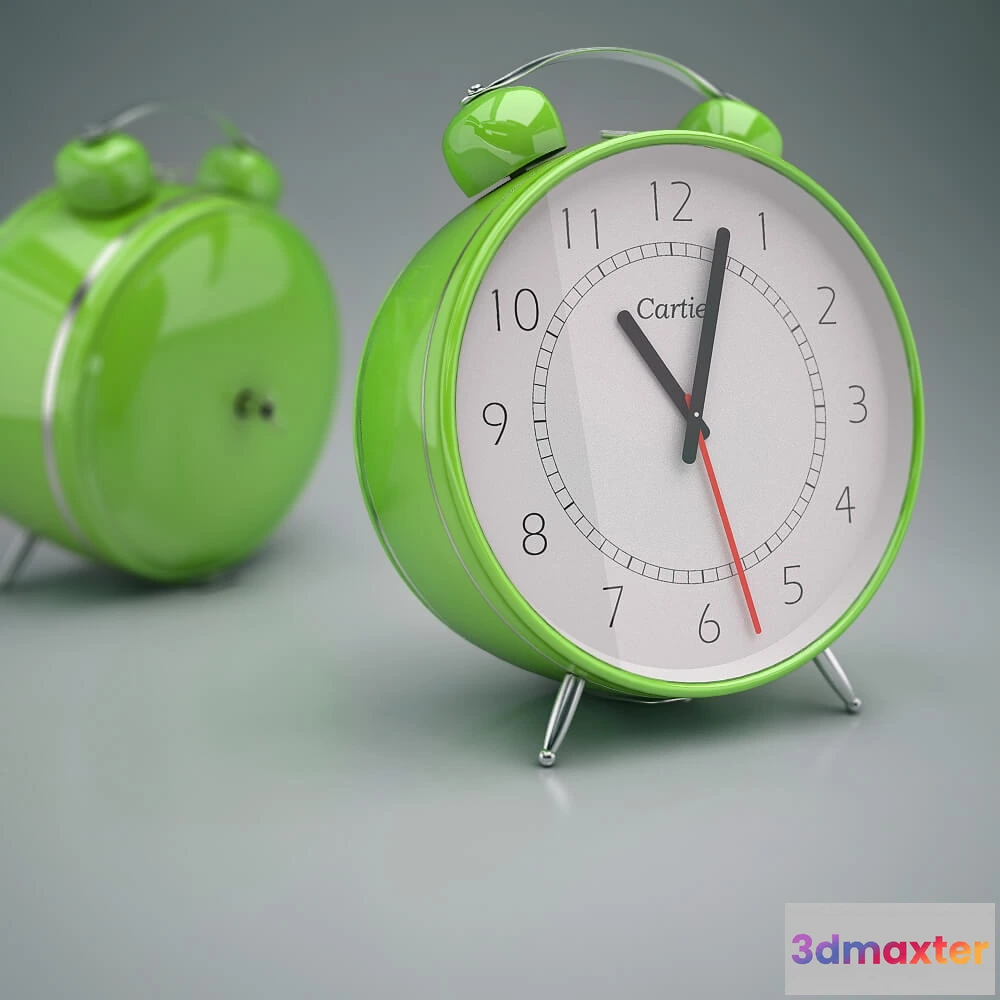 1601808 - decoration - Alarm clock 01 3D Max