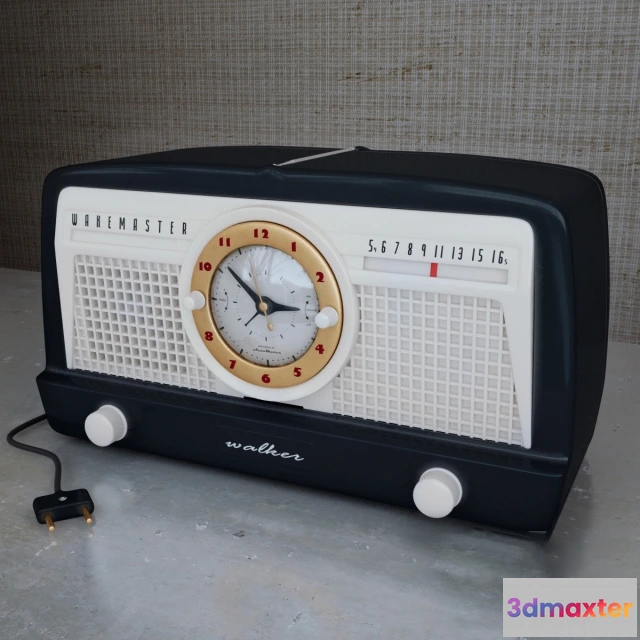 1601868 - decoration - Radio Alarm Clock 3D Max