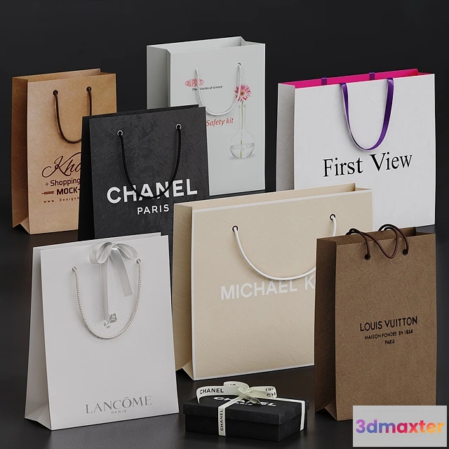 1601892 - decoration - Packaging bags 3D Max