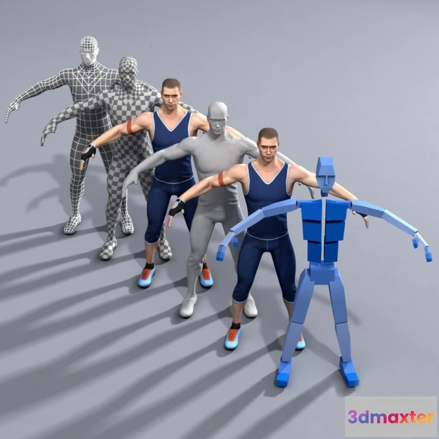 1601894 - decoration - Men Atlet 3D Max