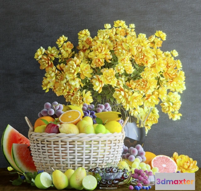 1601898 - decoration - Fruit Basket 3D Max